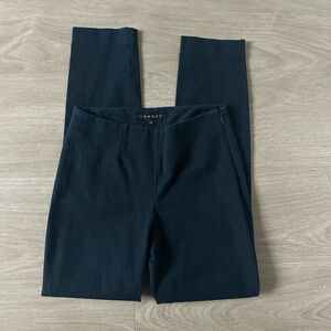 Theory Navy Cropped Pant